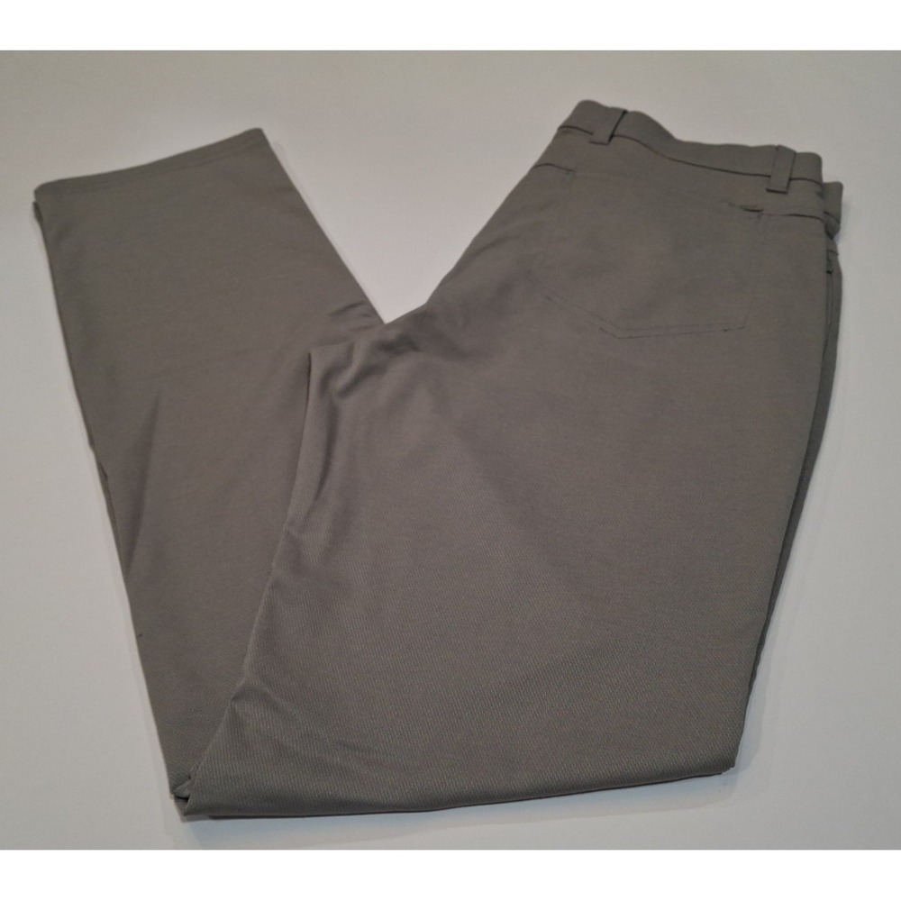 Greg Norman Mens Chino Golf Pants, Gray, Size 32x32